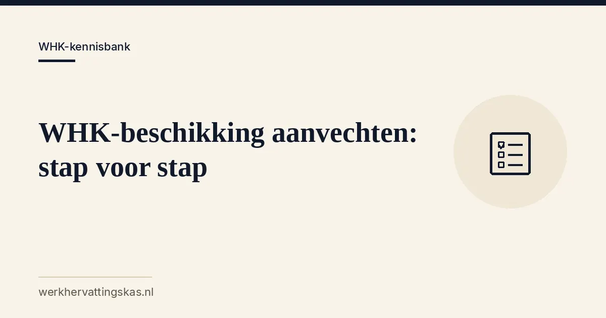 Uitgelichte afbeelding bij het artikel: WHK-beschikking aanvechten: stap voor stap