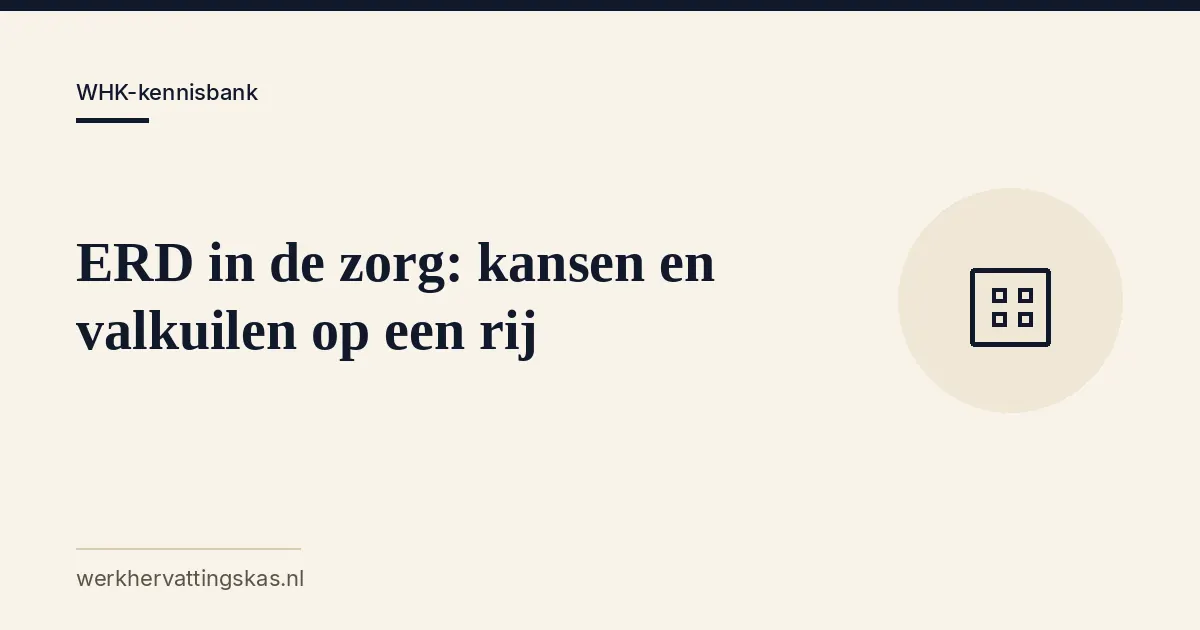 Uitgelichte afbeelding bij het artikel: ERD in de zorg: kansen en valkuilen op een rij