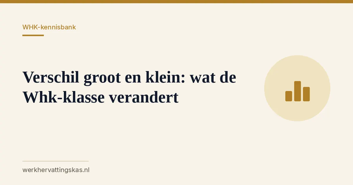 Uitgelichte afbeelding bij het artikel: Verschil groot en klein: wat de Whk-klasse verandert